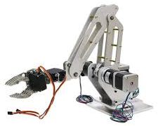 robotic arm gripper+base axis with motors