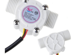 YF-S201 Water Flow Measurement Sensor with 1-30Liter/min Flow Rate – White