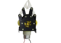 INVENTO Mechanical Robotic Gripper Arm Module Kit with DC Motor for DIY Projects