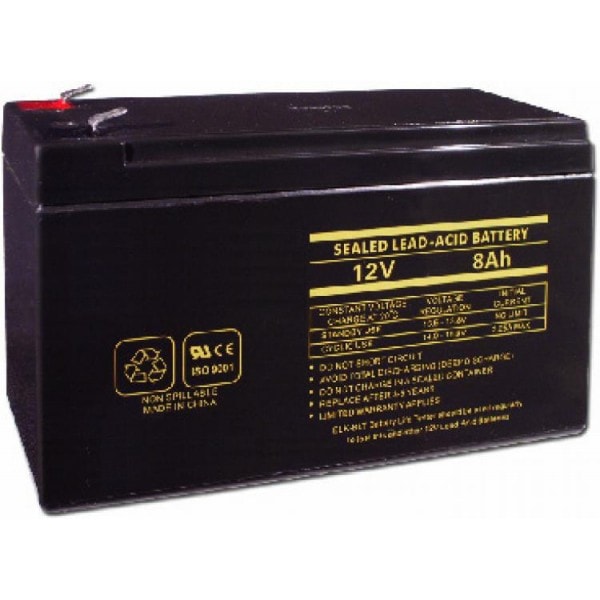 12V 8AH RECHARGEABLE BATTERY - TEKPARTS