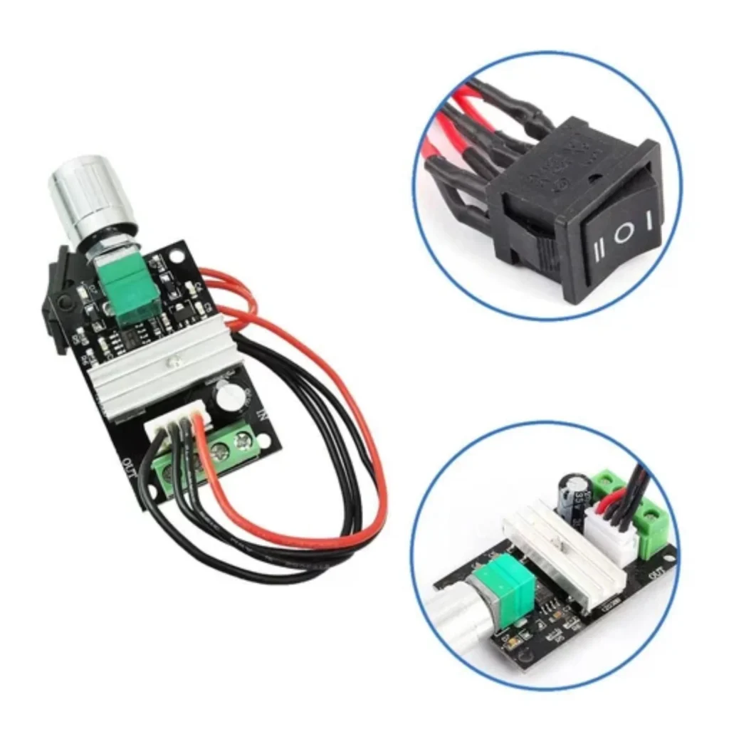 DC motor speed controller