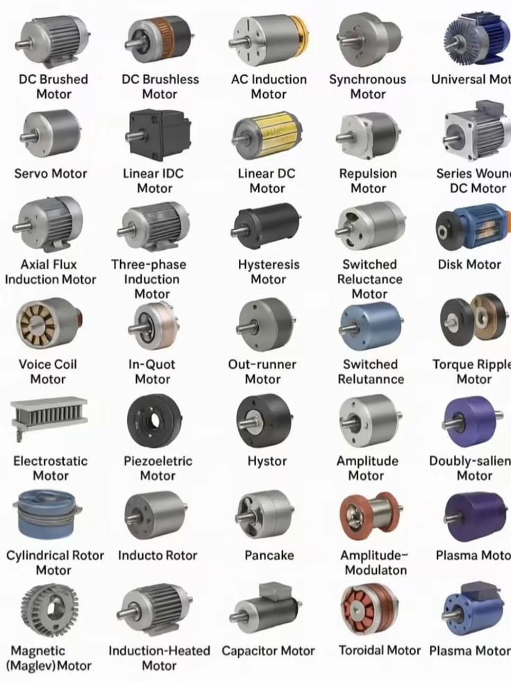 different types of motors