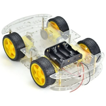 4WD Four Wheel Drive Kit – A Smart Robot Car with Chassis